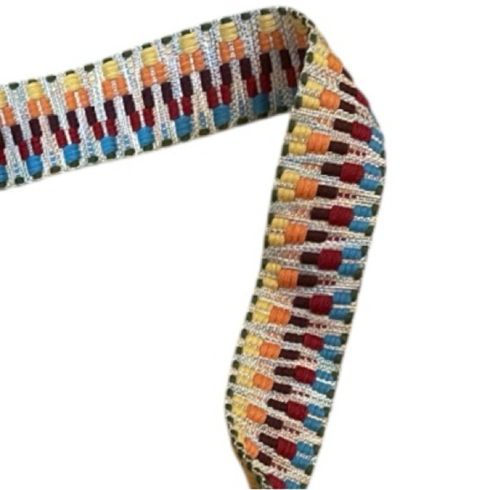 🆕 Artisanal - Shoulder Bags with Handwoven Geometric - Argyle Pattern - 2 color - Picture 10 of 12